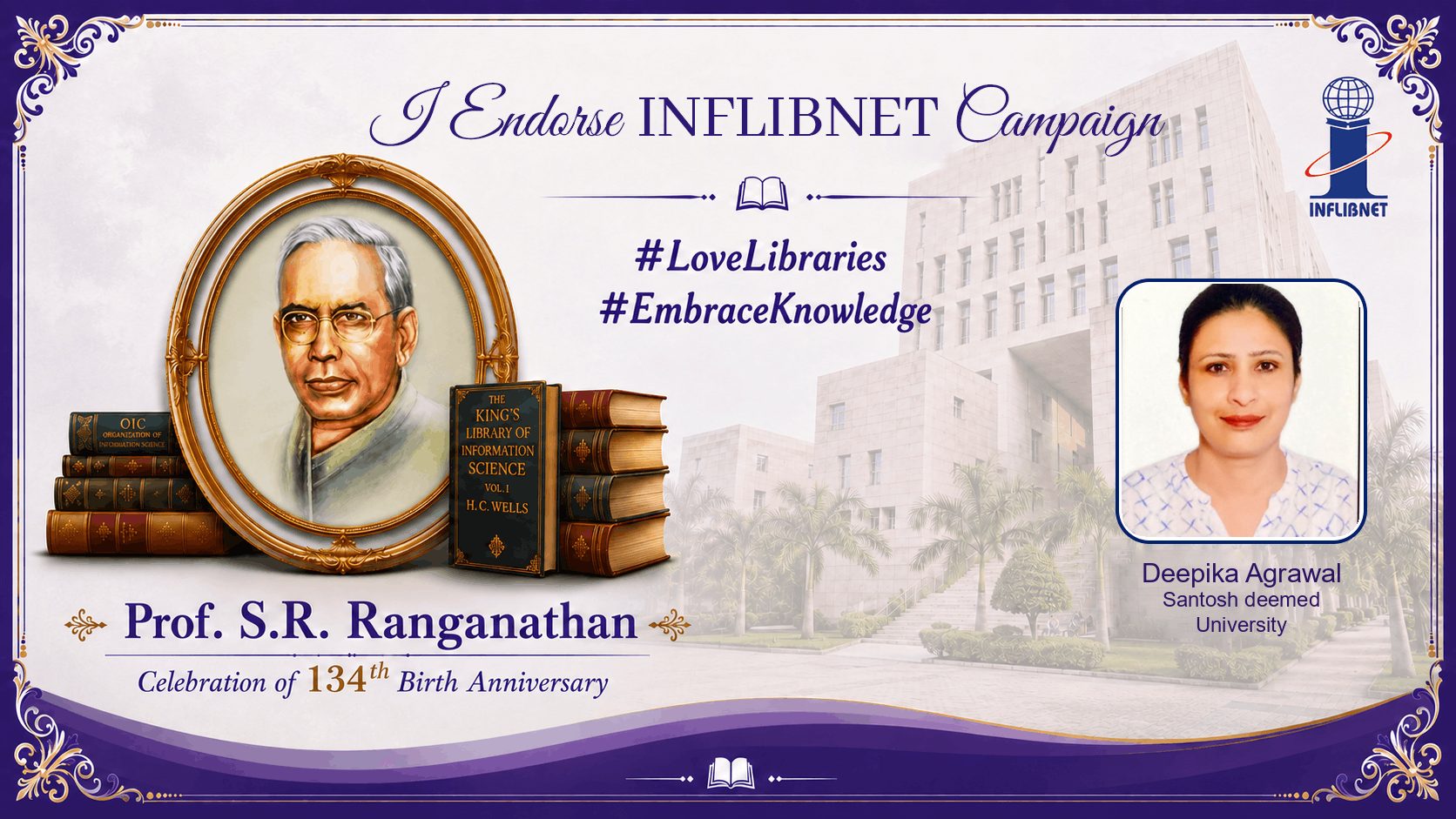 Library Day Endorse Badge
