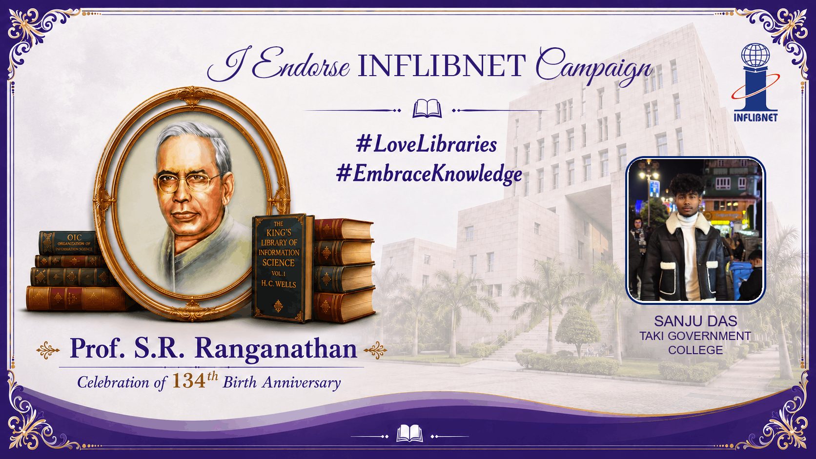 Library Day Endorse Badge