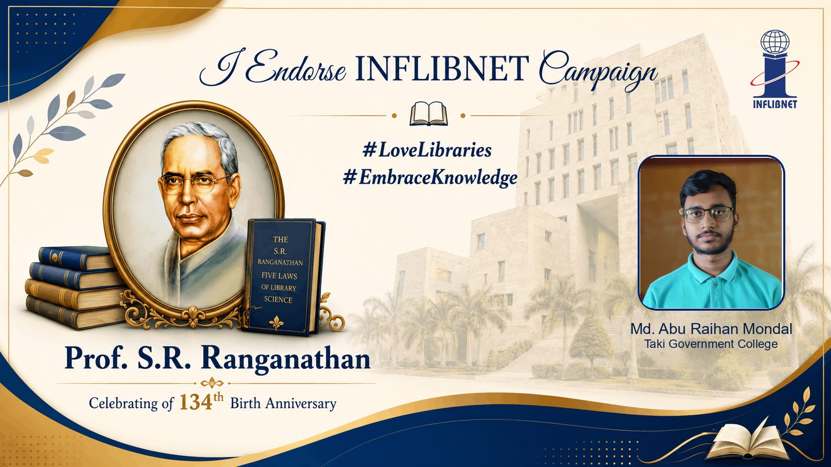 Library Day Endorse Badge