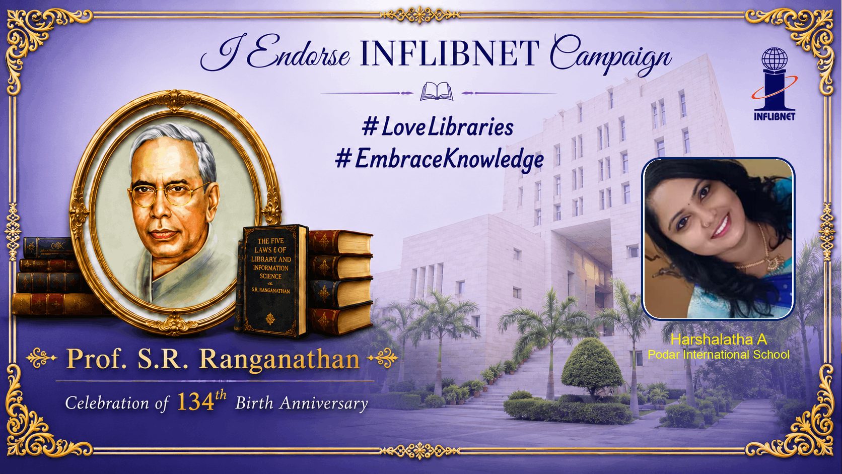 Library Day Endorse Badge