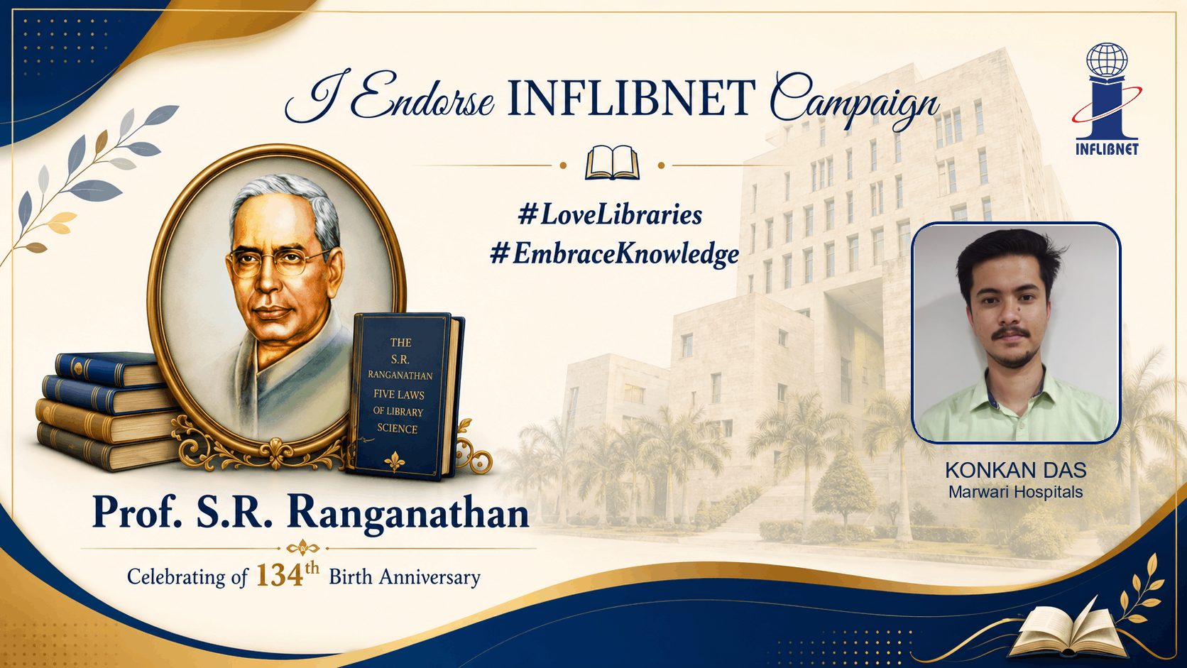 Library Day Endorse Badge