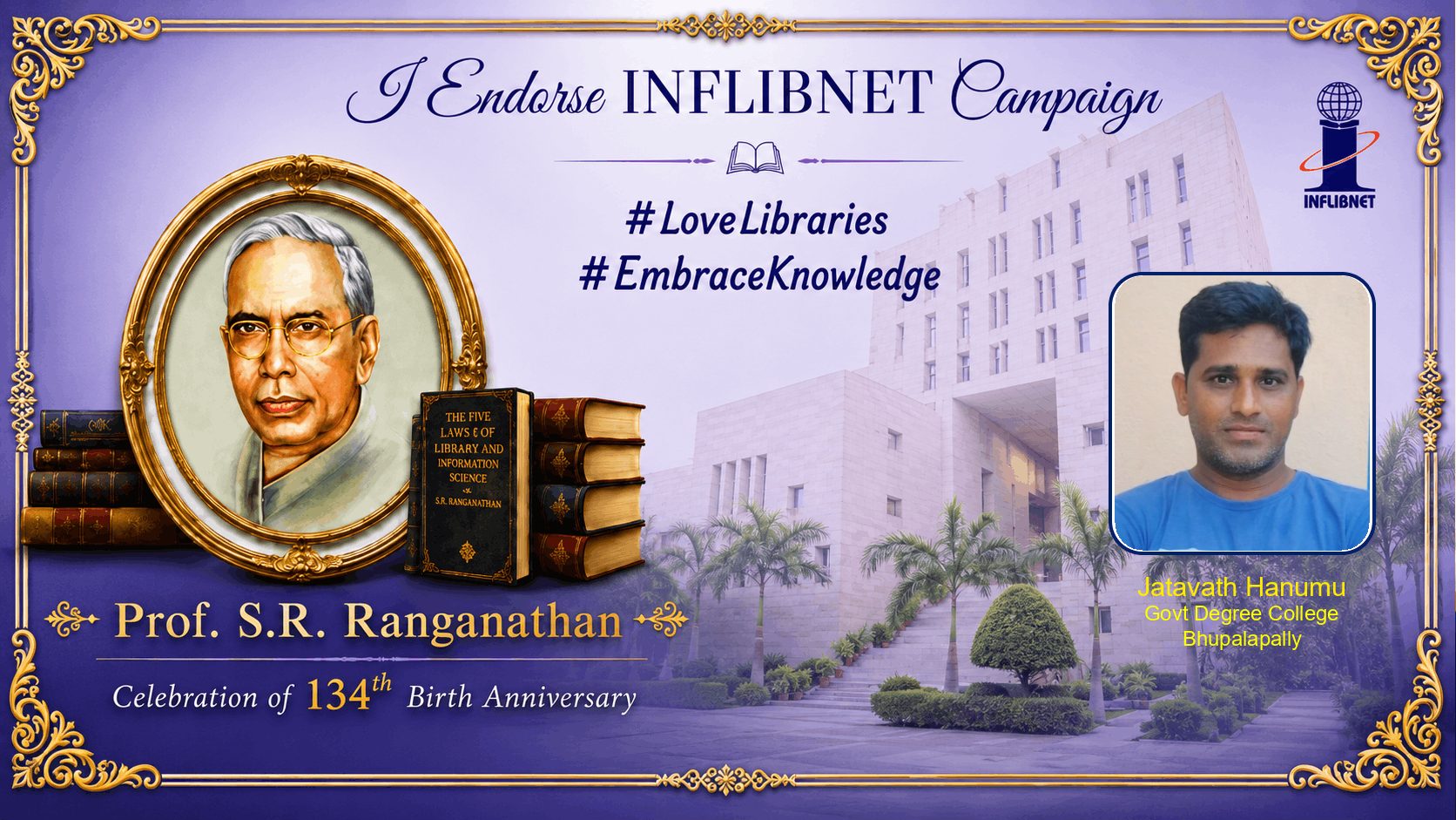 Library Day Endorse Badge