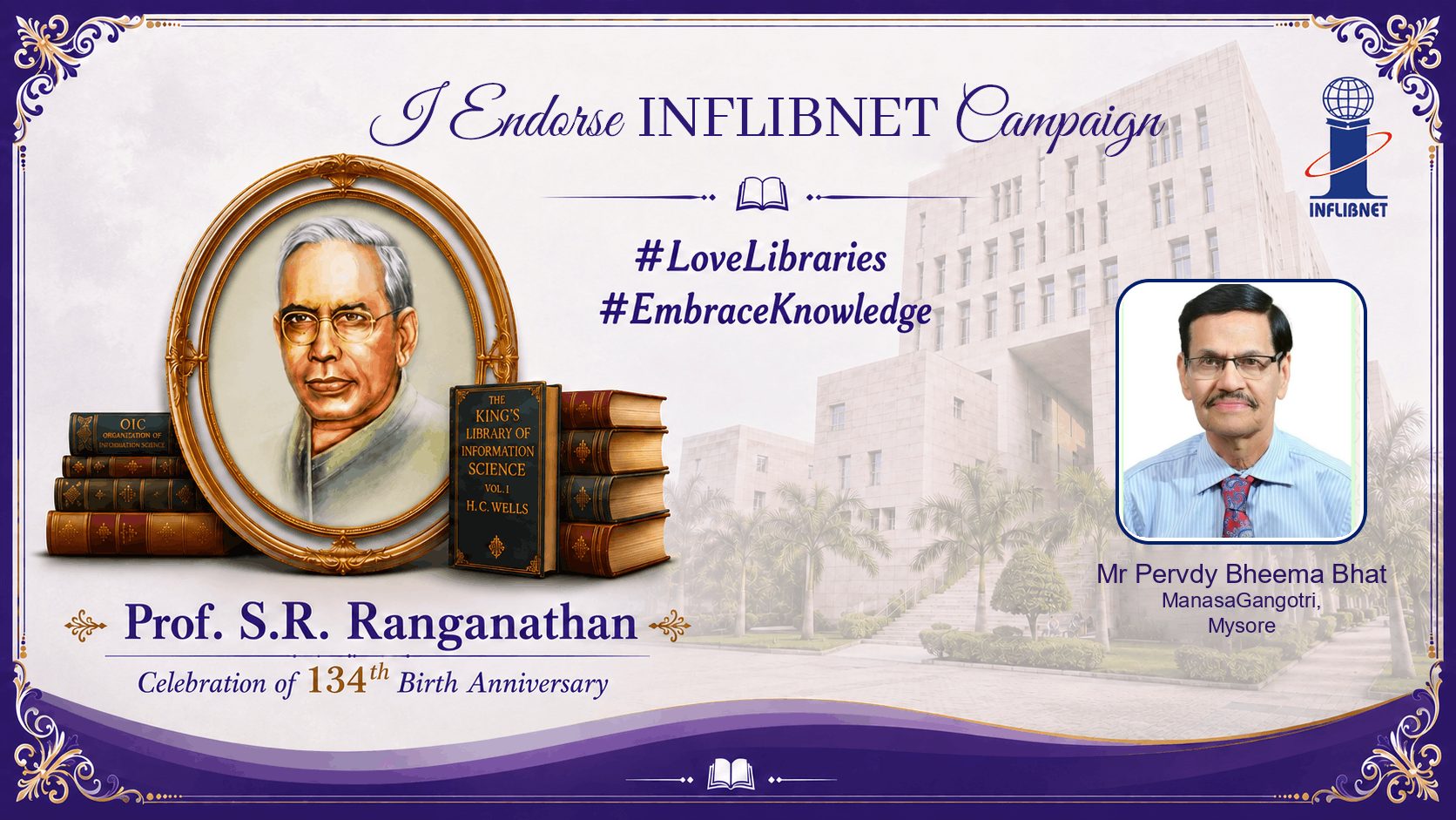 Library Day Endorse Badge