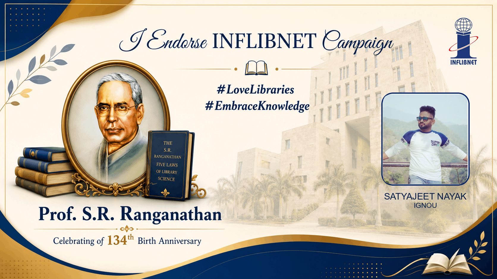 Library Day Endorse Badge
