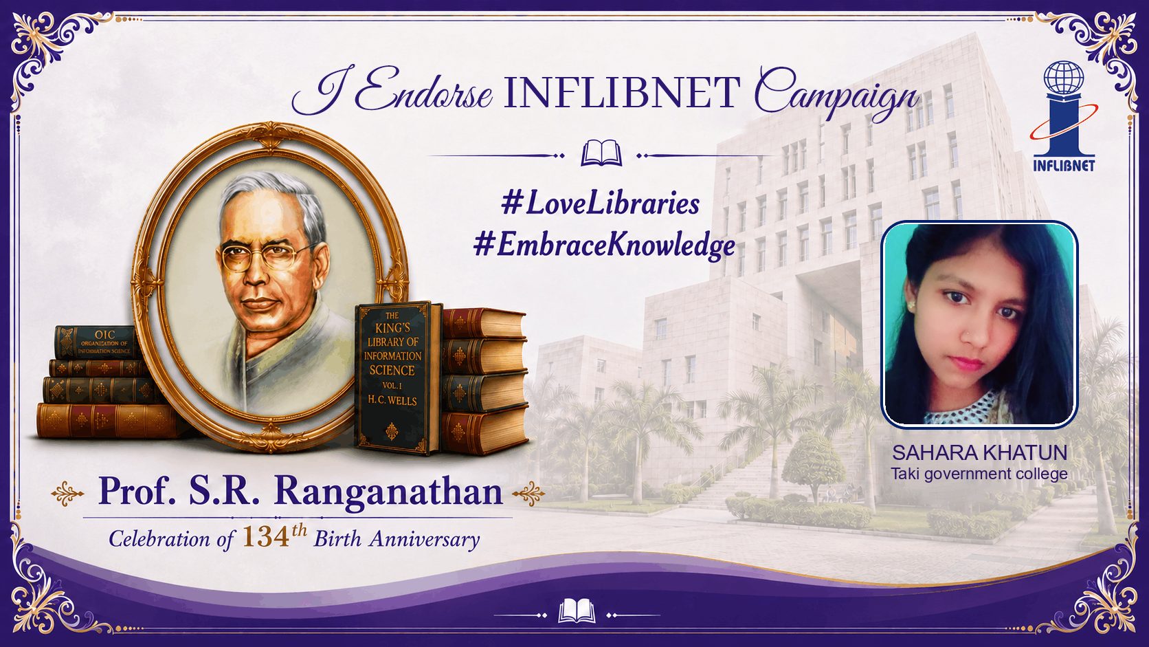 Library Day Endorse Badge