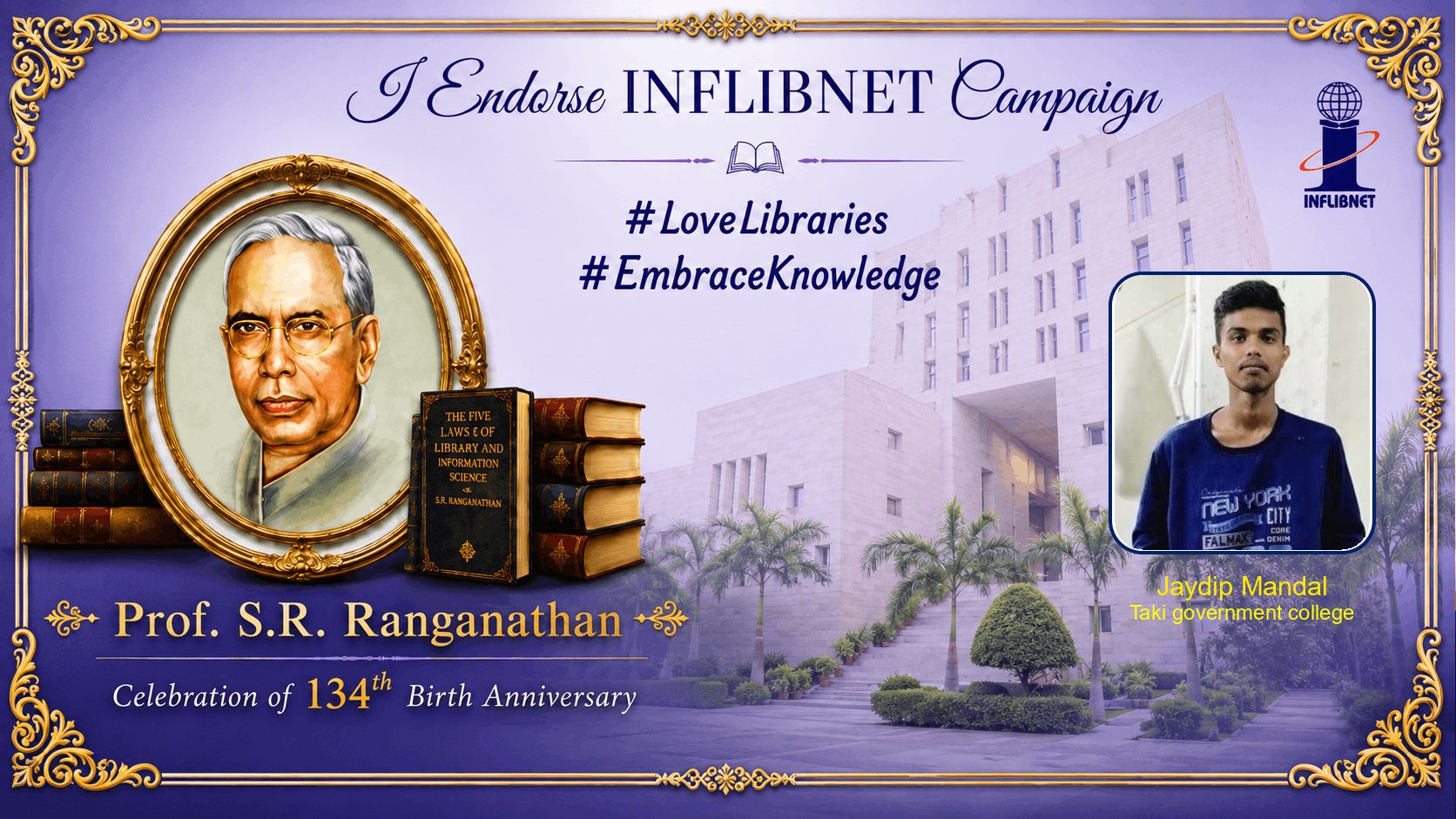 Library Day Endorse Badge