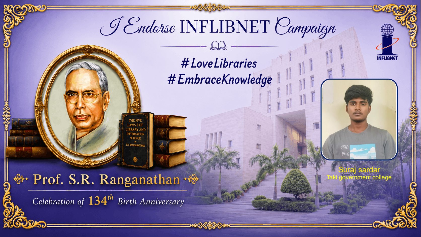 Library Day Endorse Badge