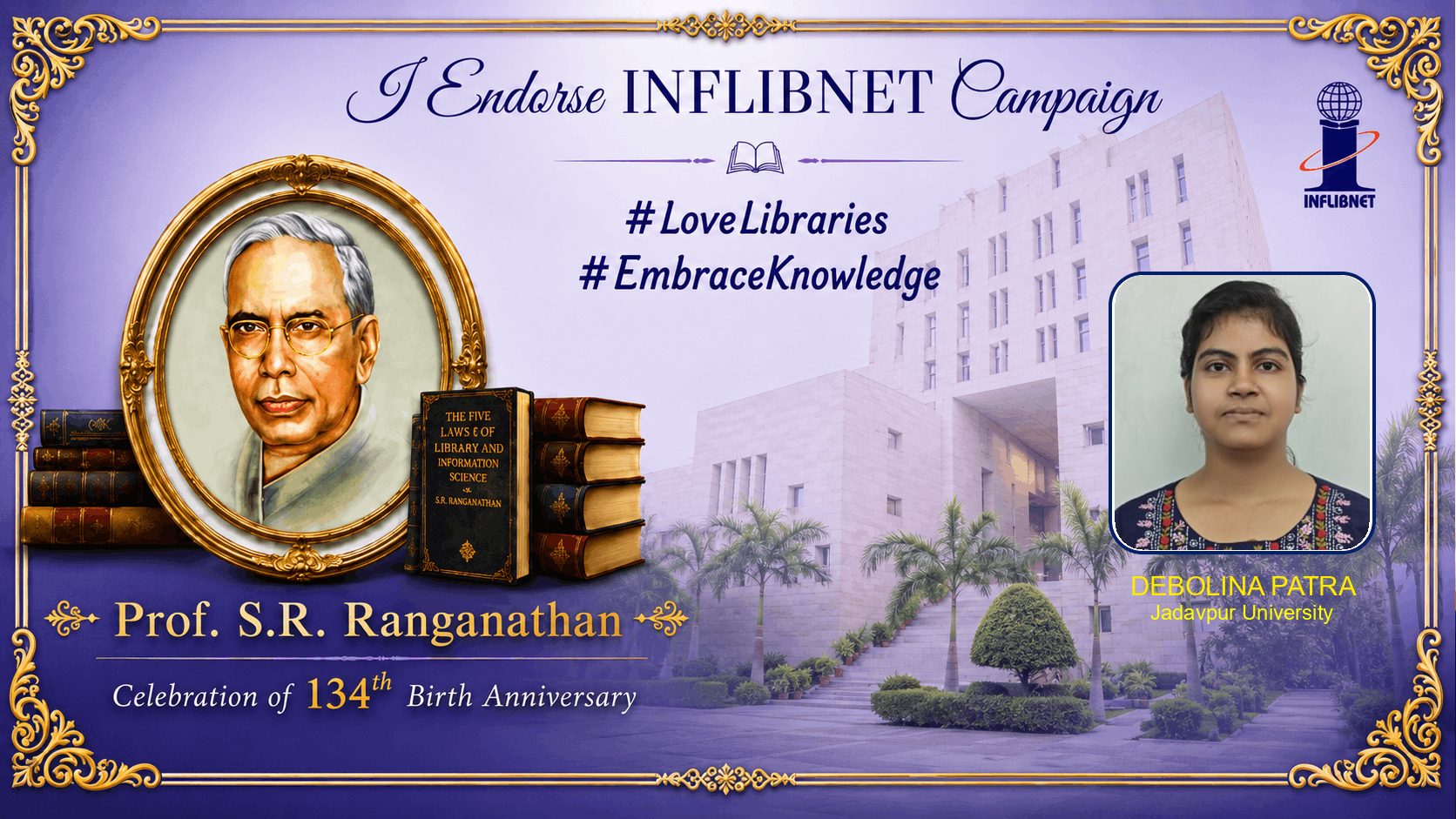 Library Day Endorse Badge