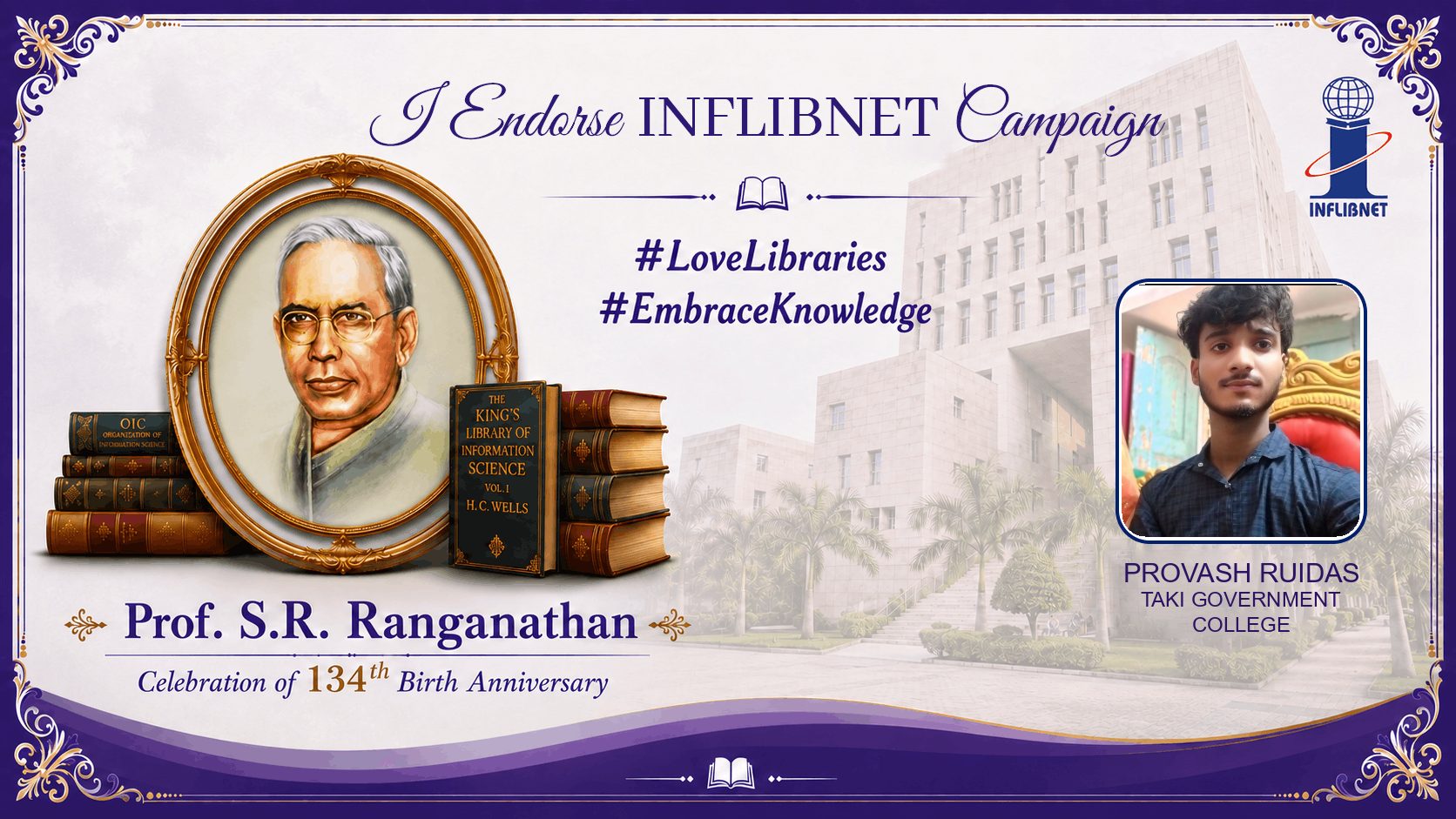 Library Day Endorse Badge