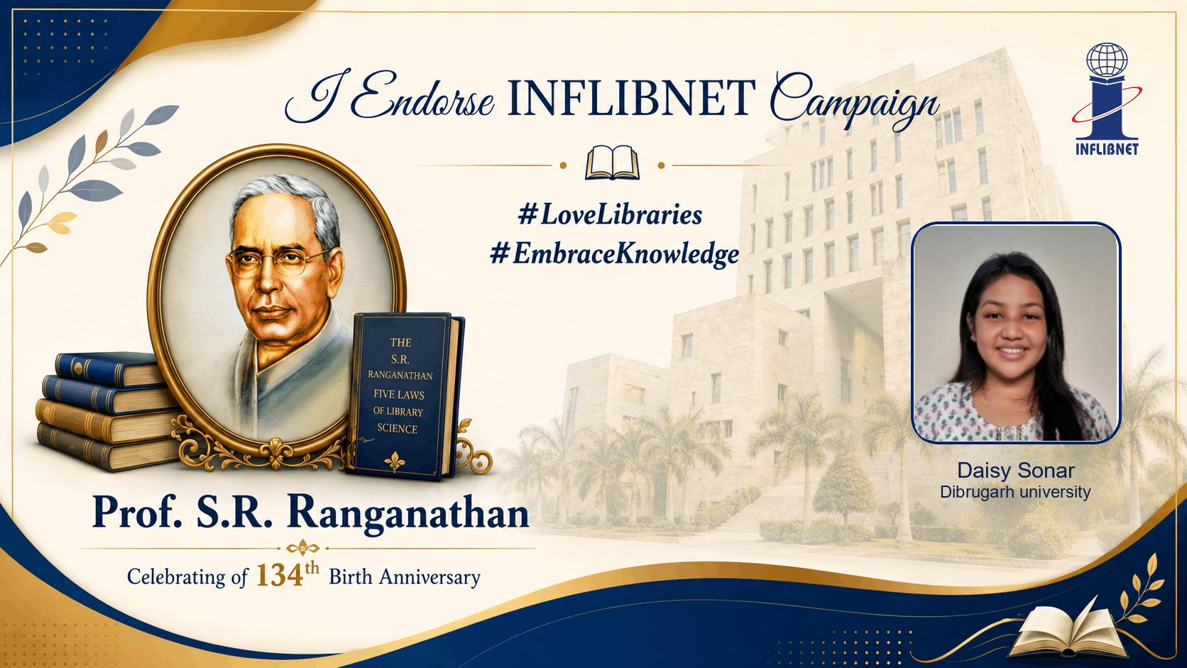 Library Day Endorse Badge