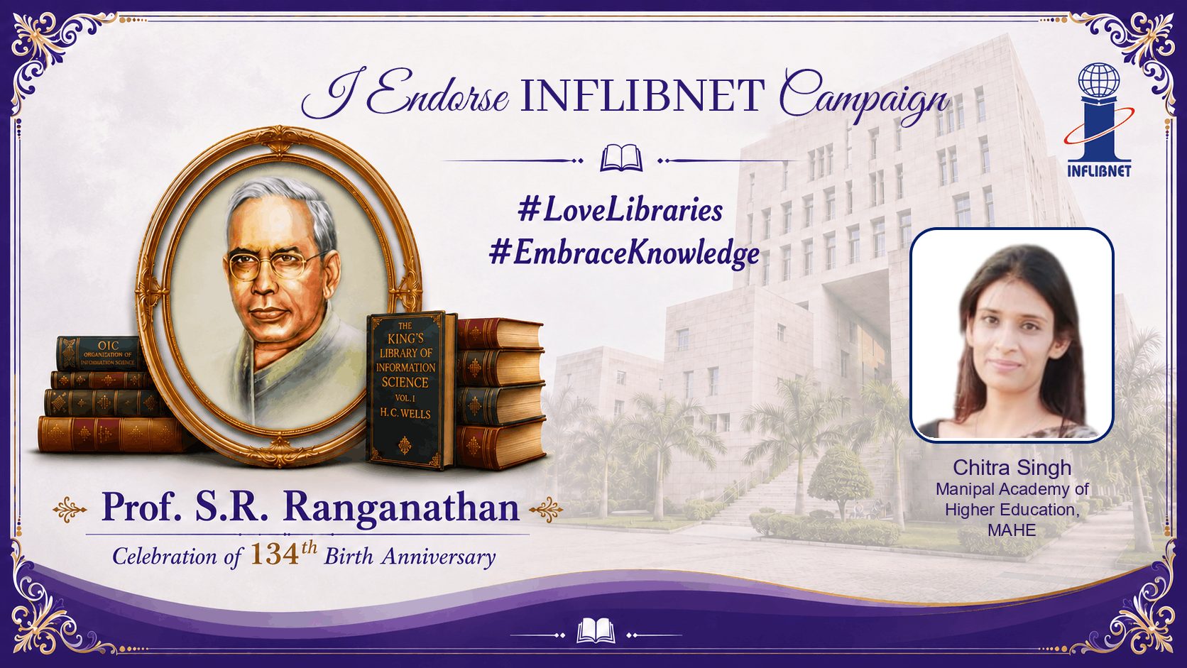 Library Day Endorse Badge