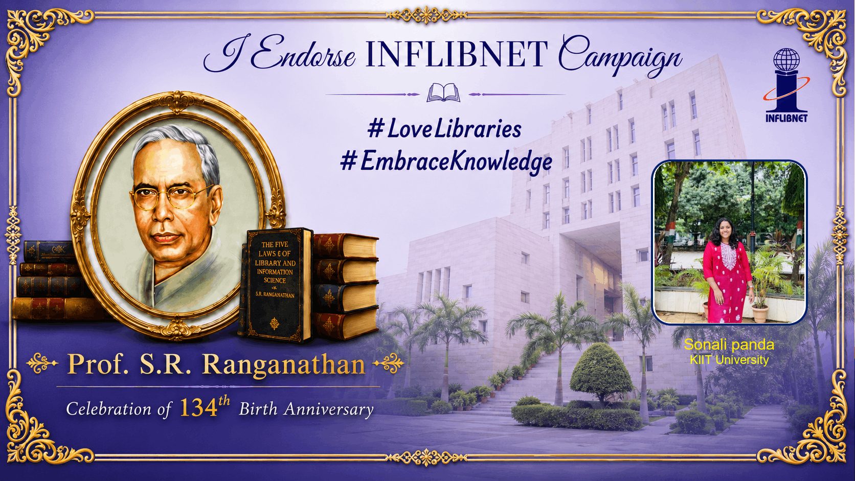 Library Day Endorse Badge