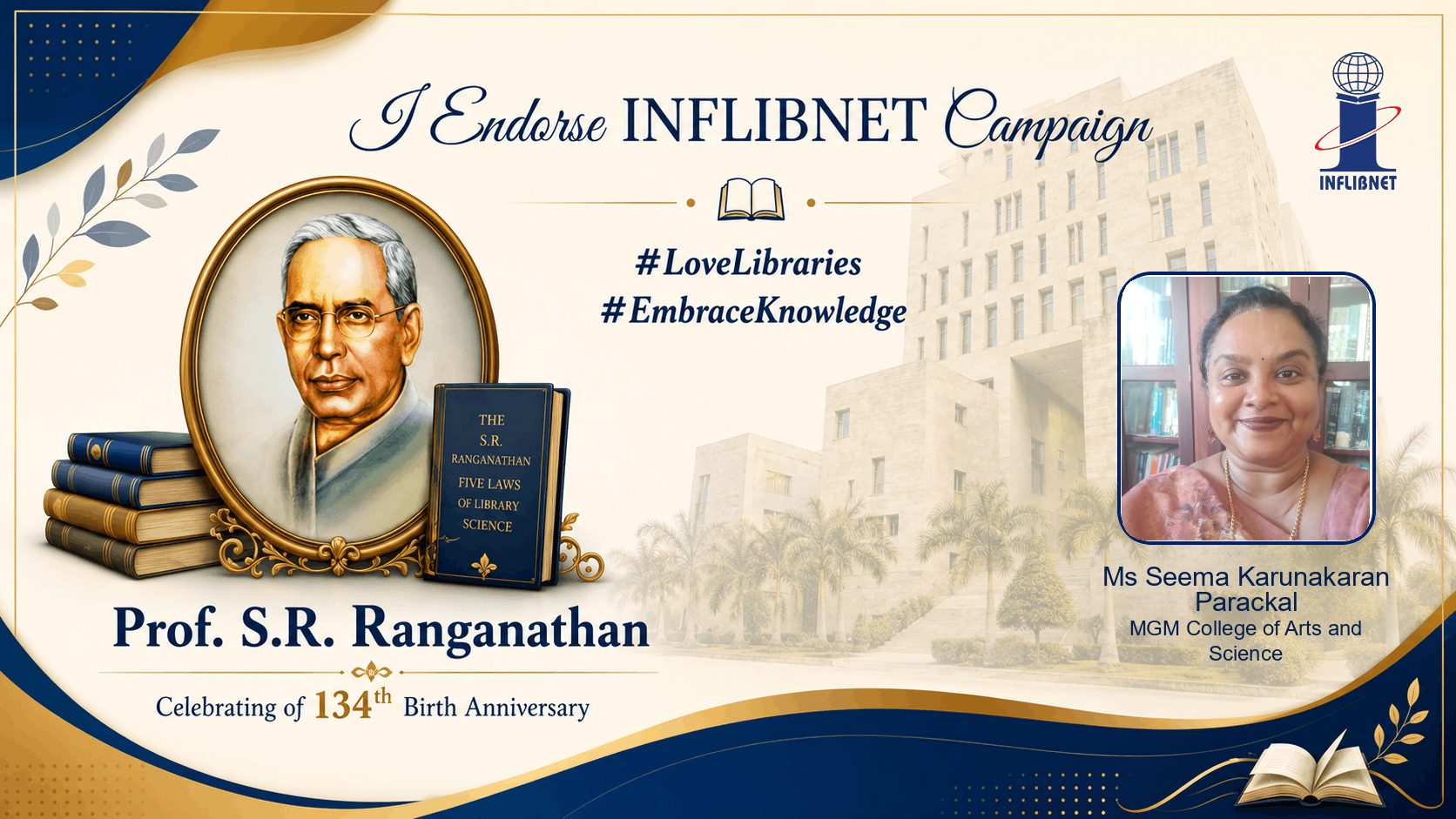 Library Day Endorse Badge