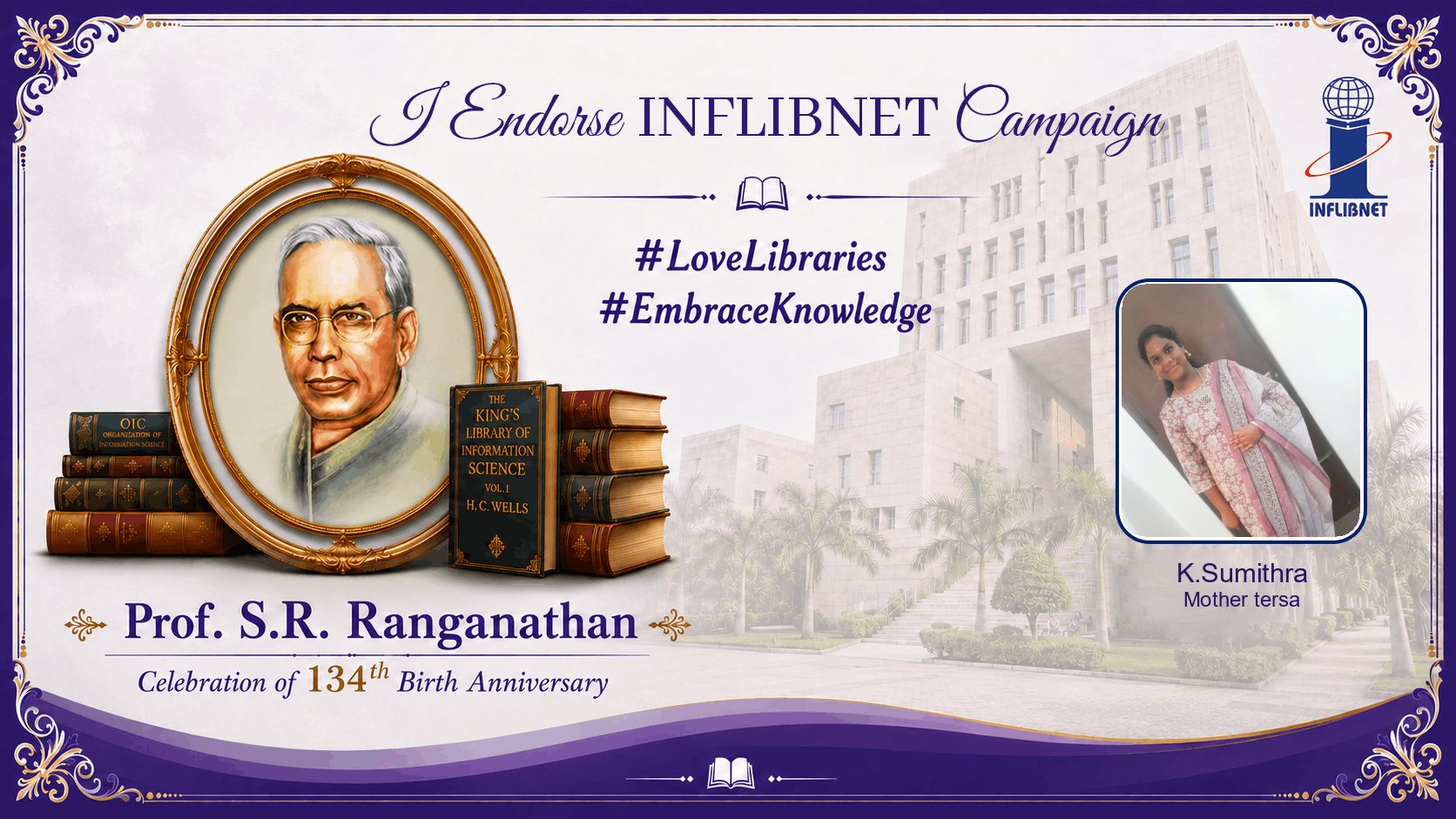 Library Day Endorse Badge
