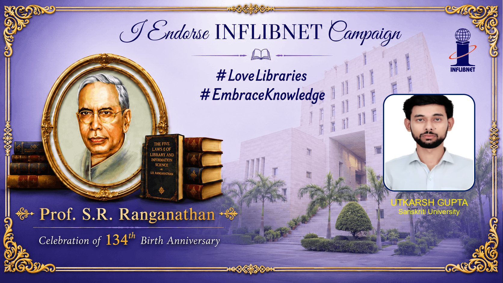 Library Day Endorse Badge
