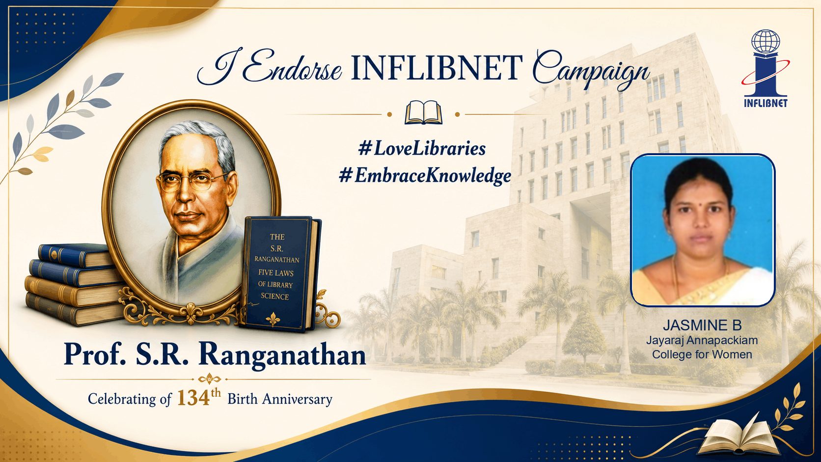 Library Day Endorse Badge