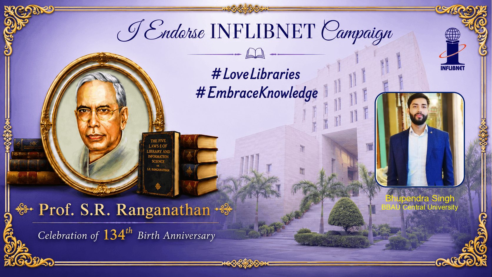 Library Day Endorse Badge