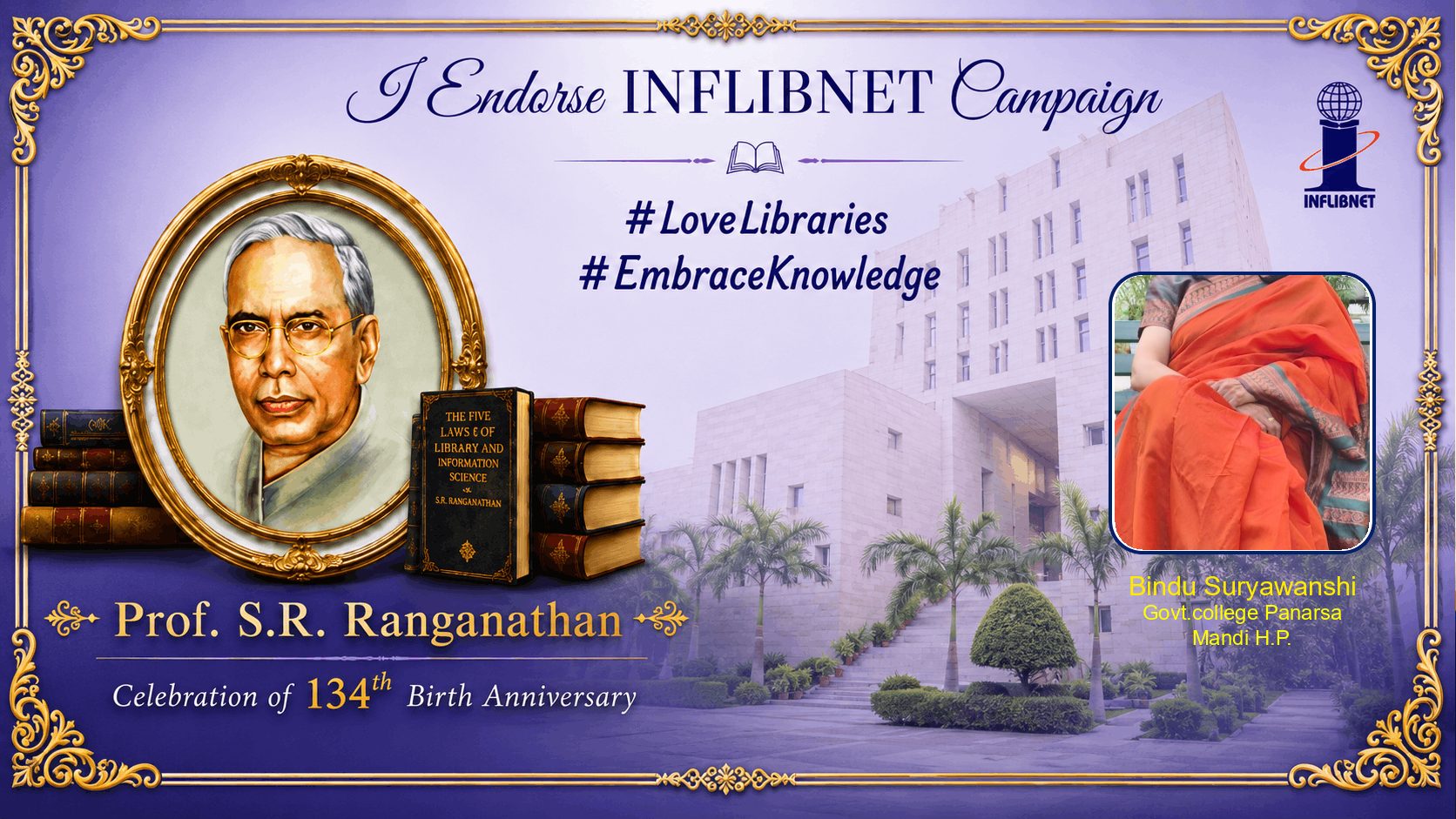 Library Day Endorse Badge