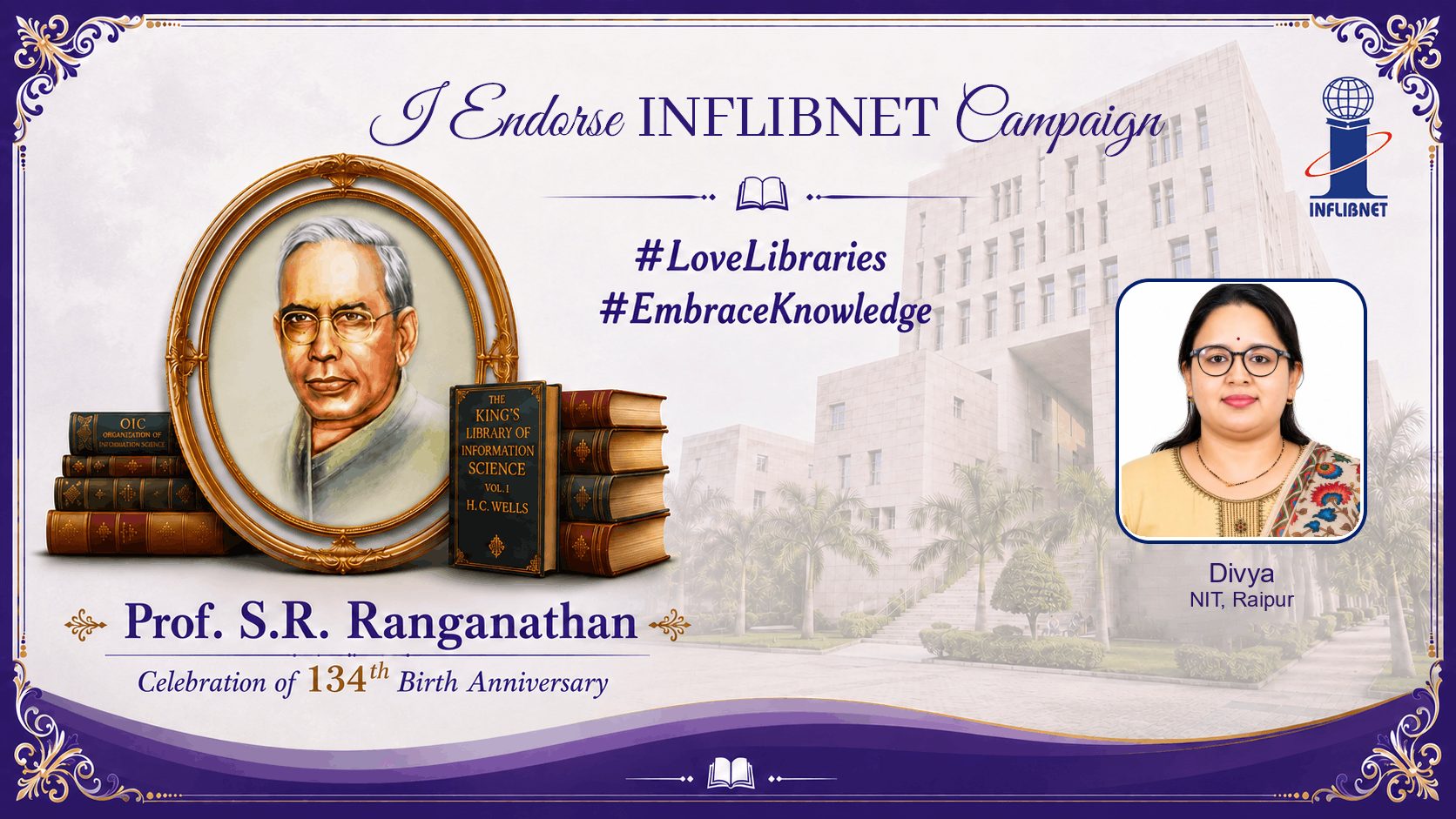 Library Day Endorse Badge