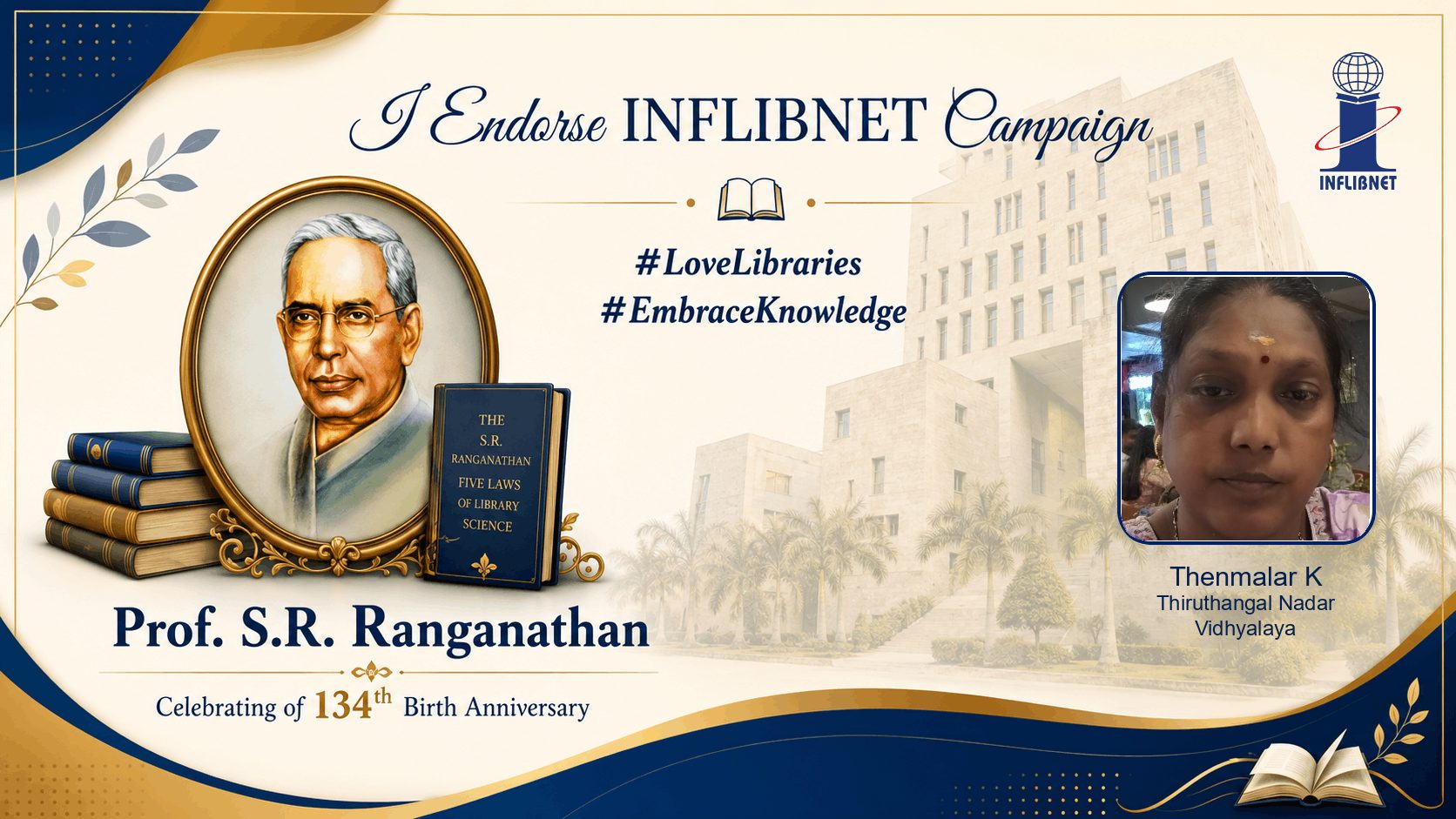 Library Day Endorse Badge