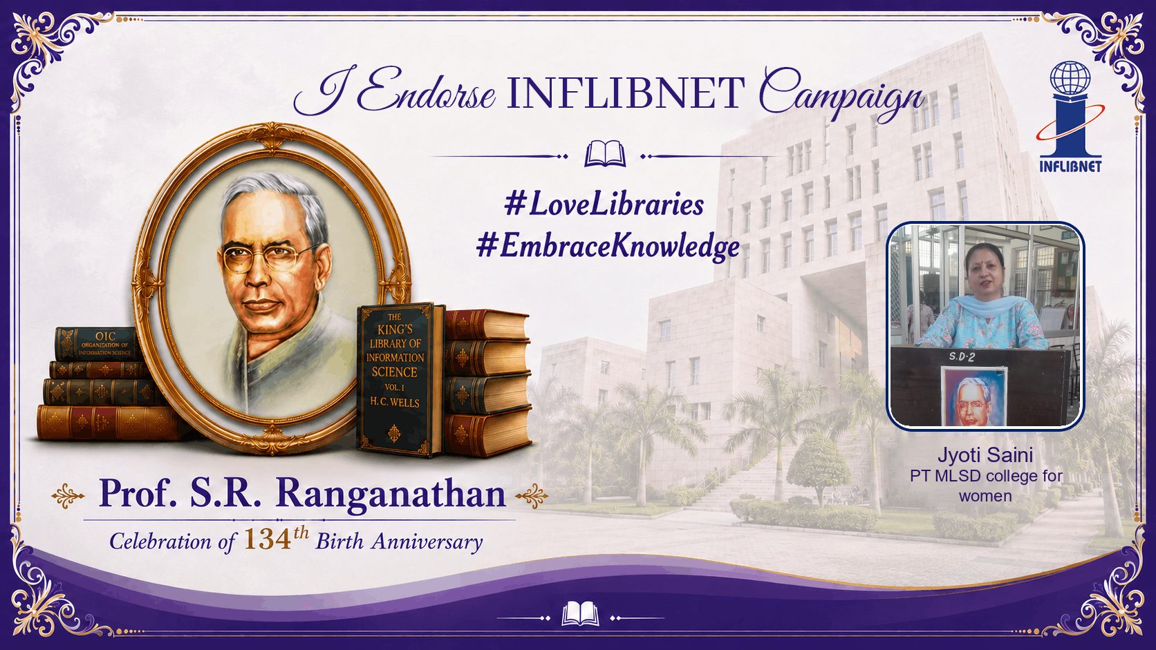 Library Day Endorse Badge