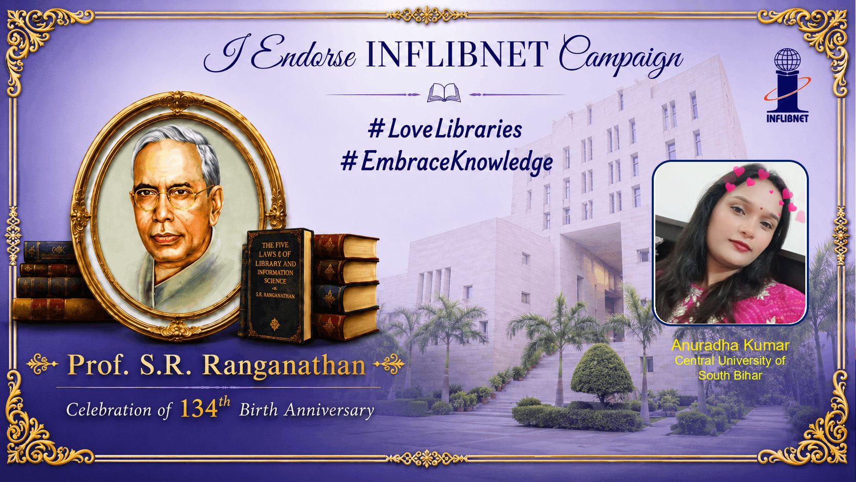 Library Day Endorse Badge