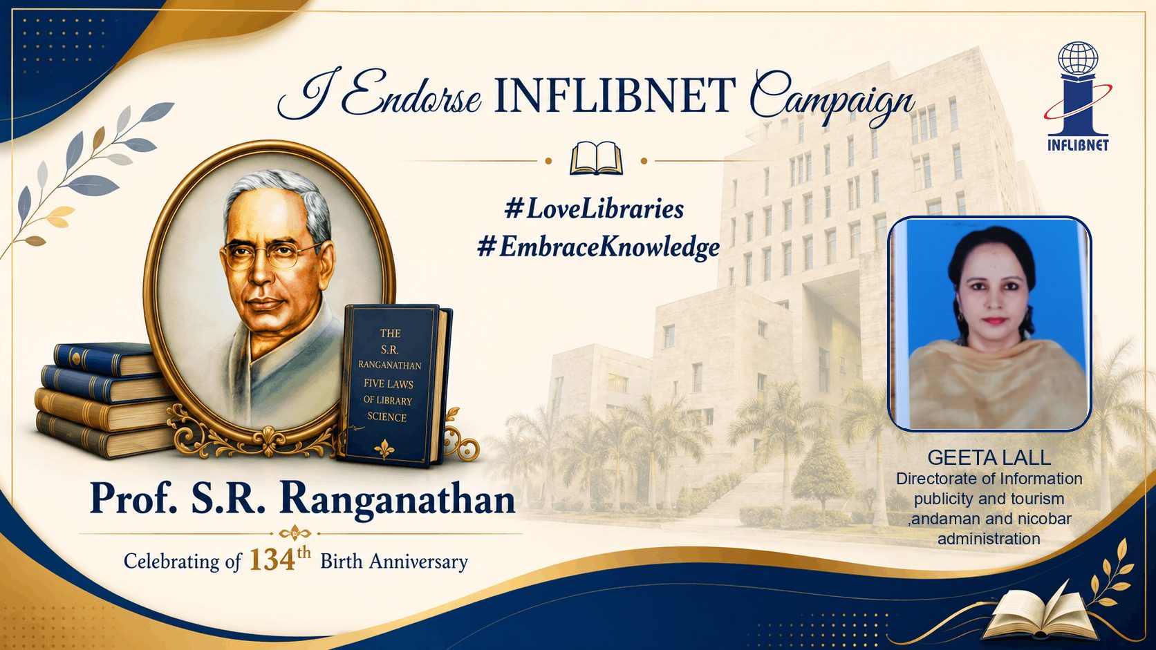 Library Day Endorse Badge