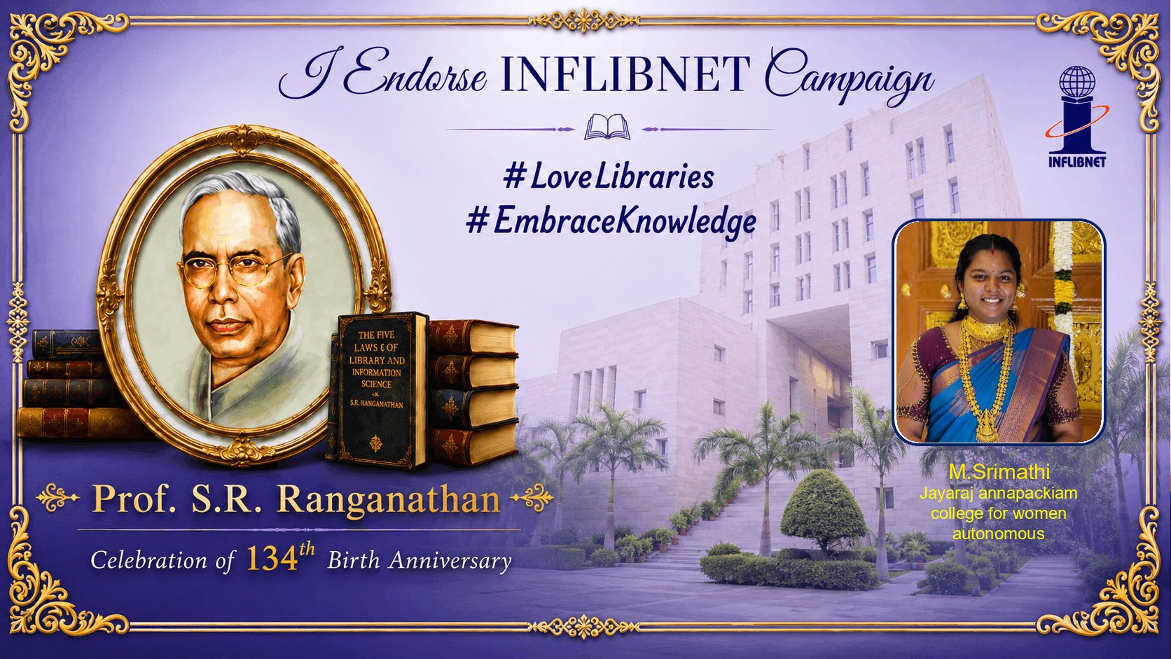 Library Day Endorse Badge