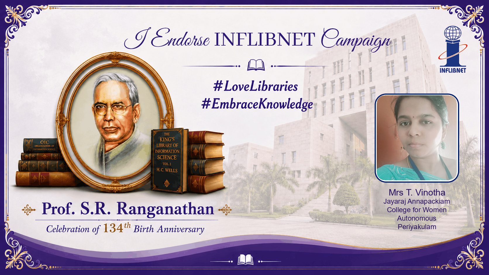 Library Day Endorse Badge