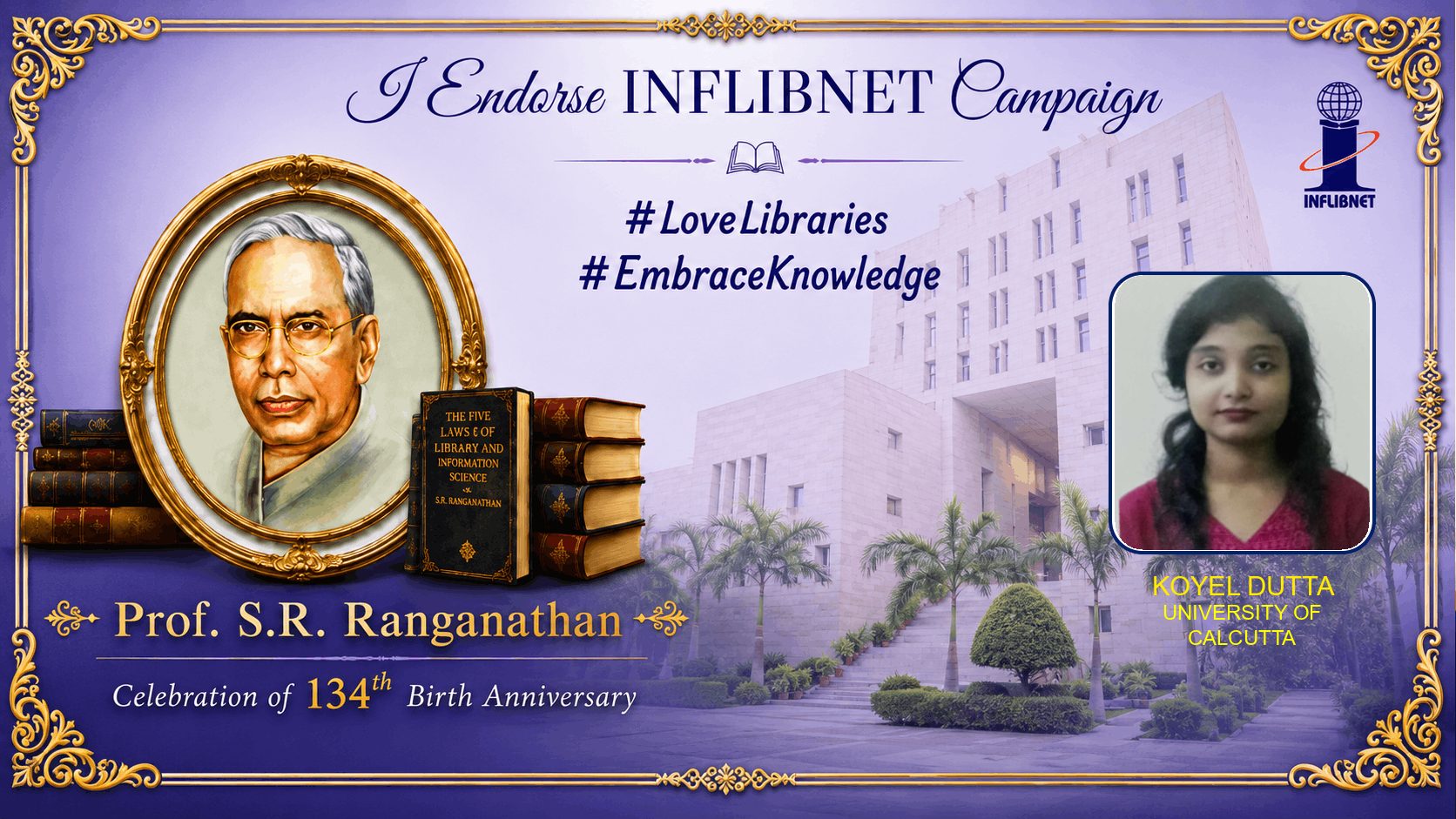 Library Day Endorse Badge