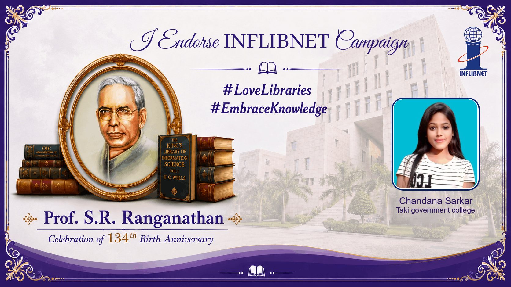 Library Day Endorse Badge