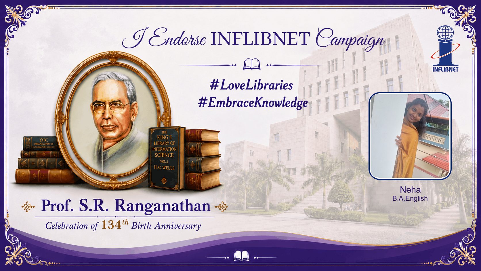 Library Day Endorse Badge