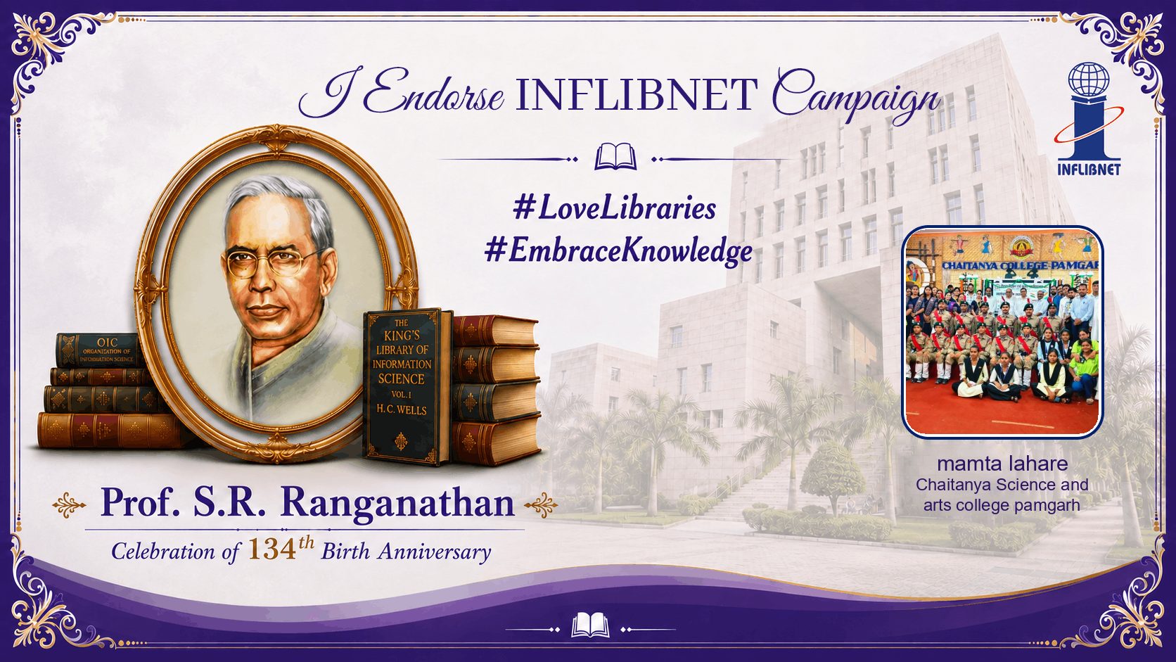Library Day Endorse Badge