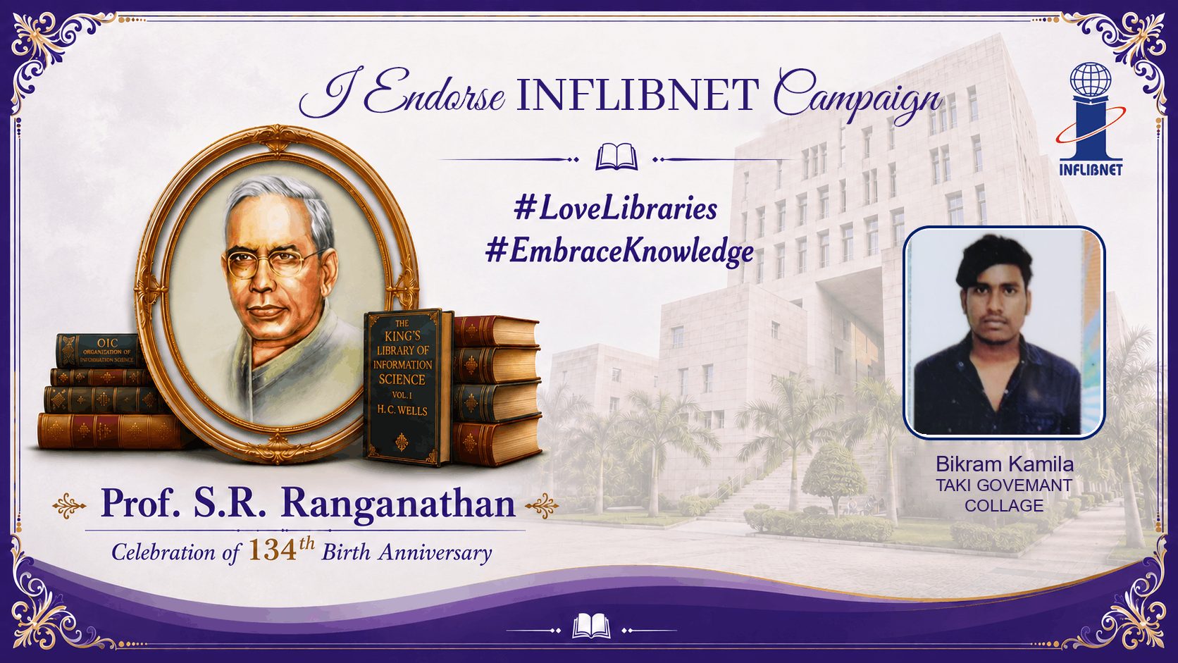 Library Day Endorse Badge