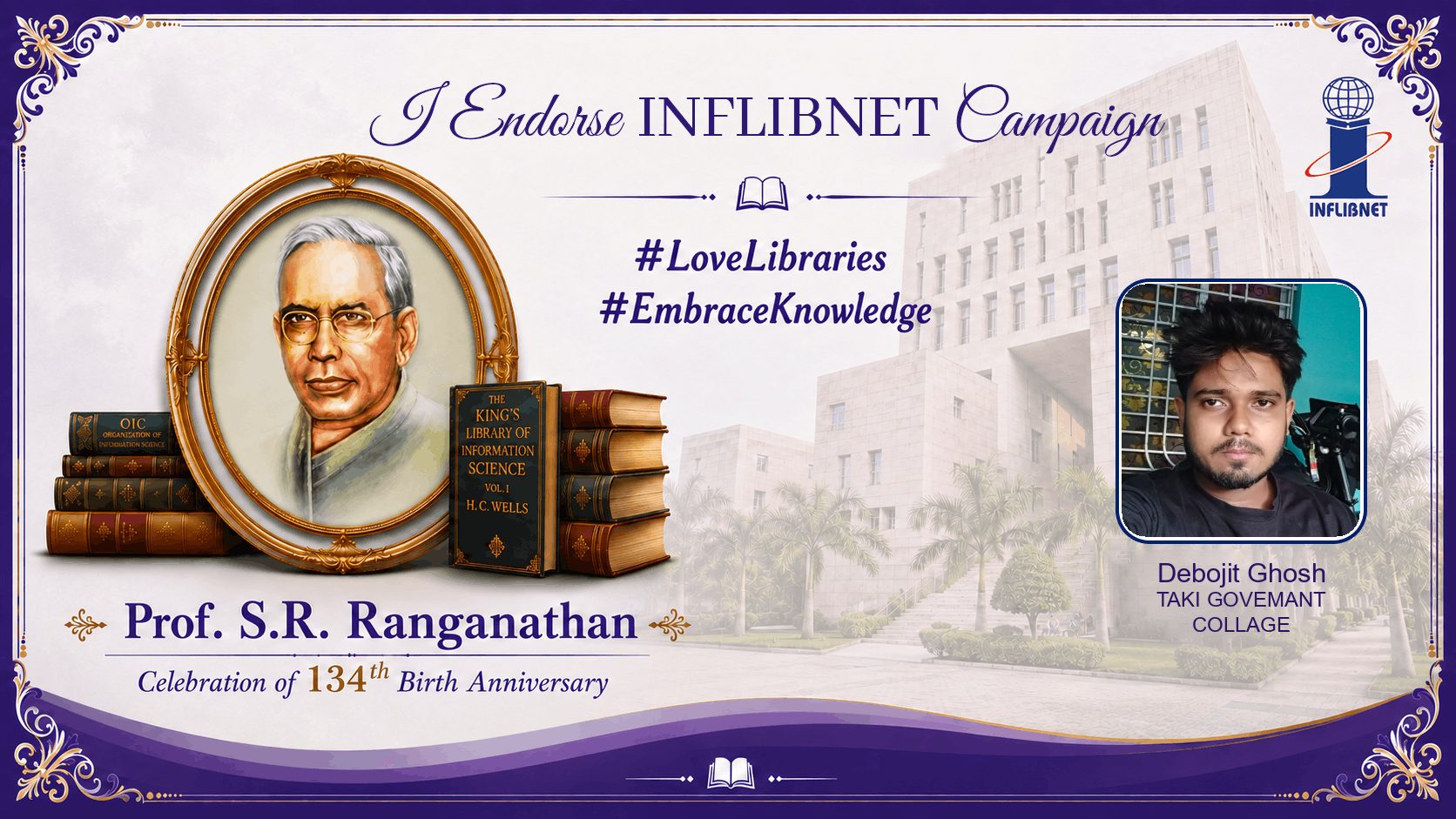 Library Day Endorse Badge