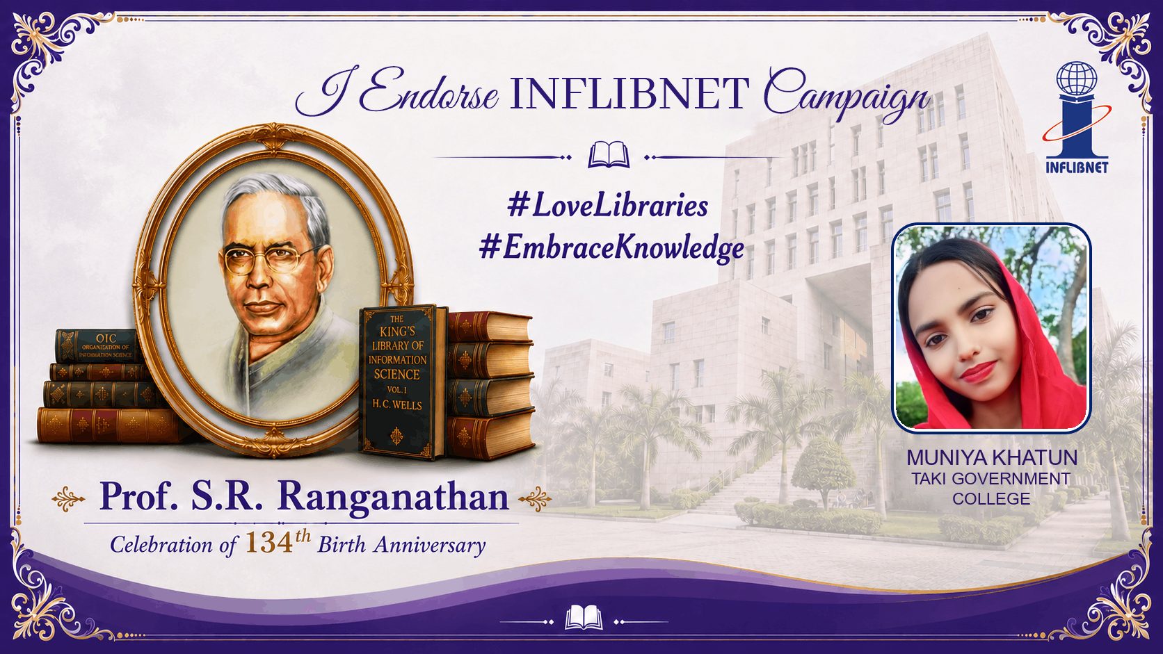 Library Day Endorse Badge