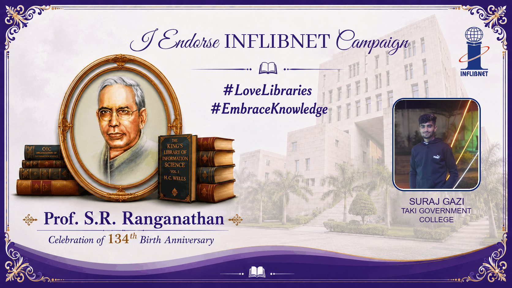 Library Day Endorse Badge