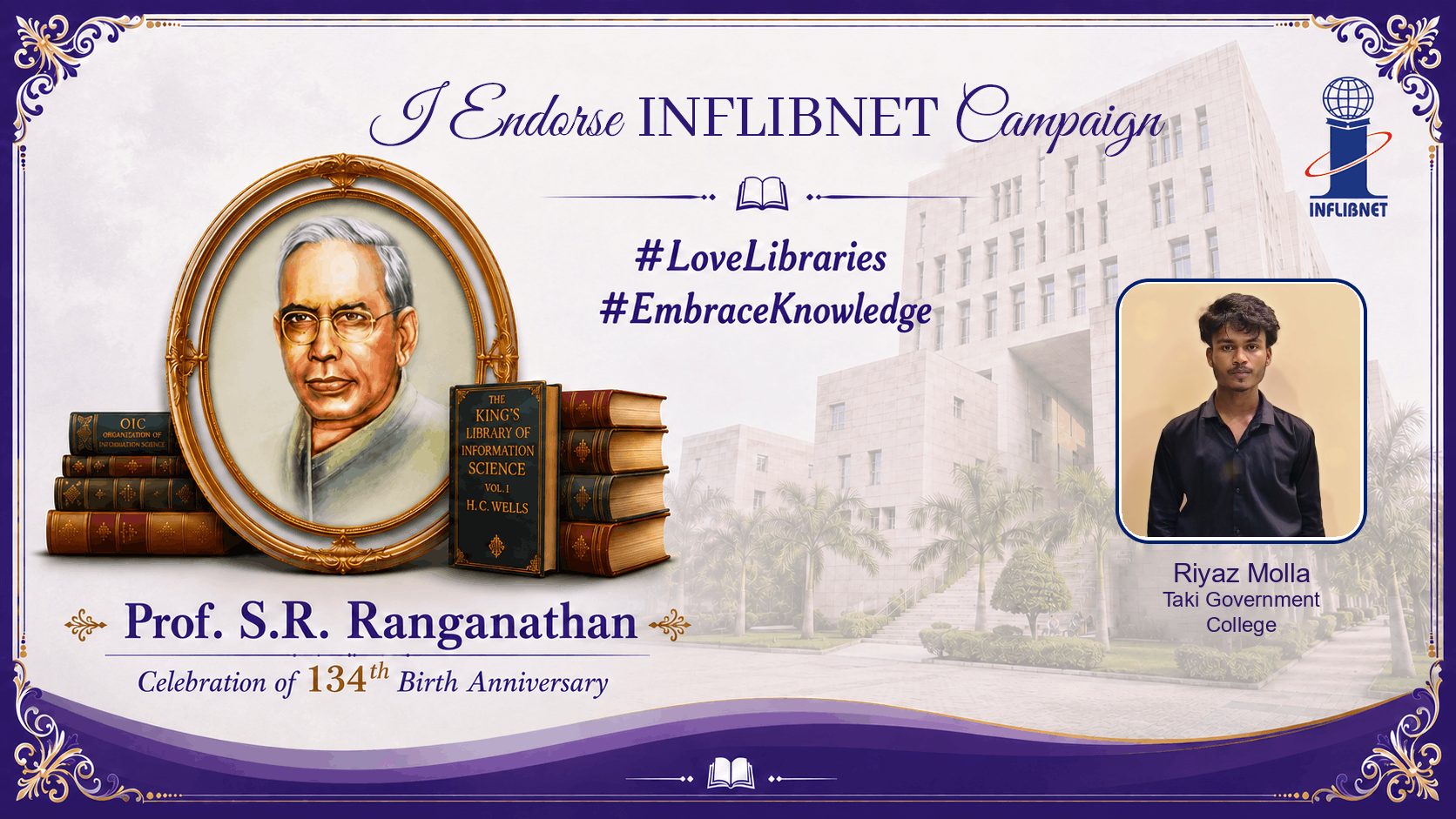Library Day Endorse Badge