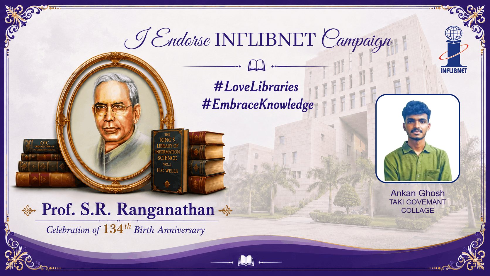 Library Day Endorse Badge