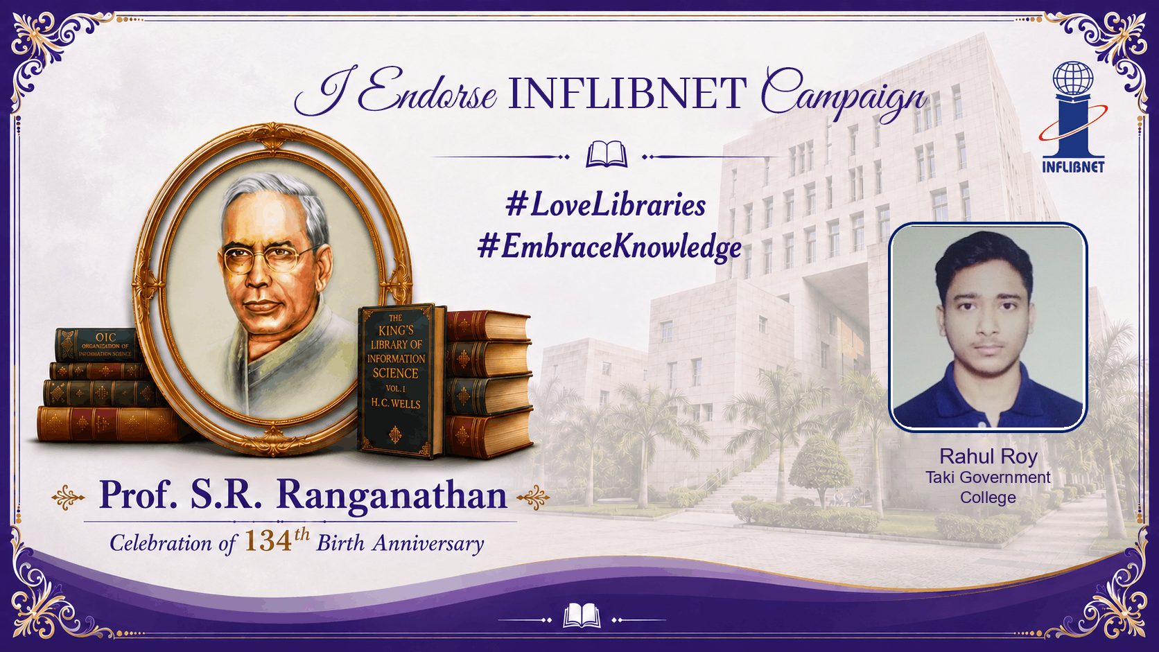 Library Day Endorse Badge