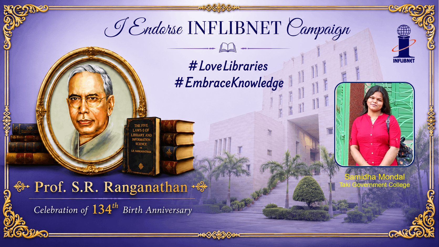 Library Day Endorse Badge