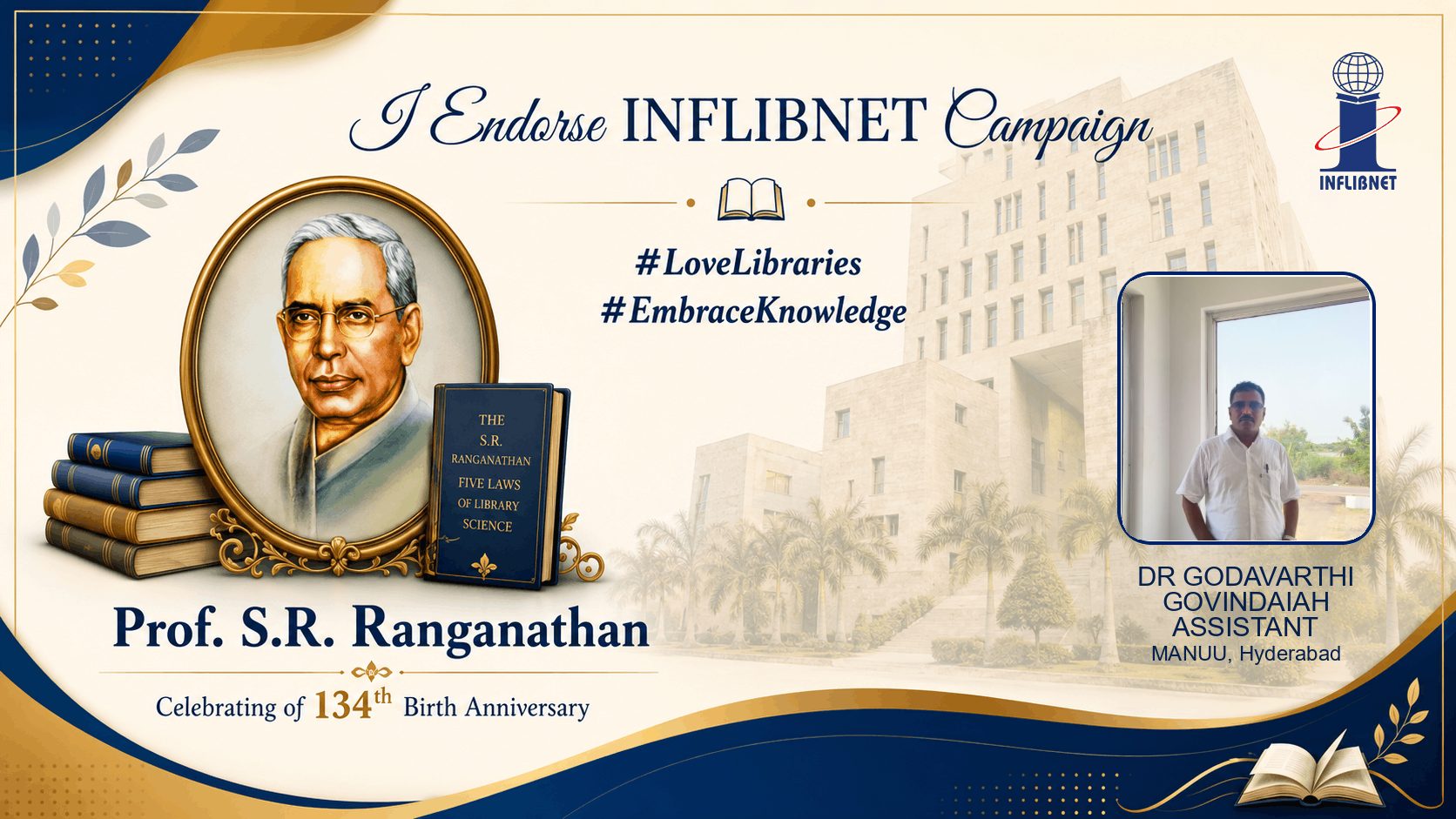 Library Day Endorse Badge