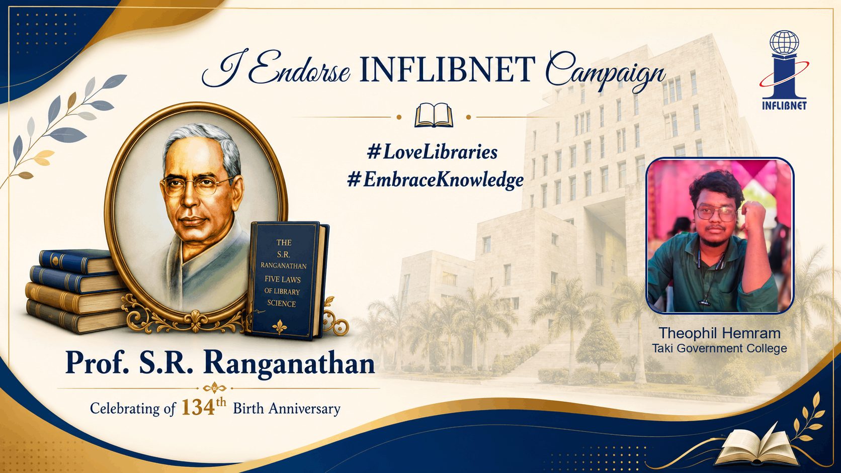 Library Day Endorse Badge