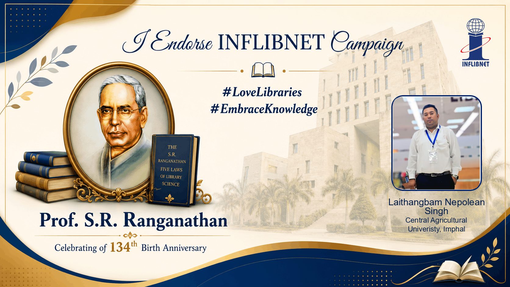 Library Day Endorse Badge