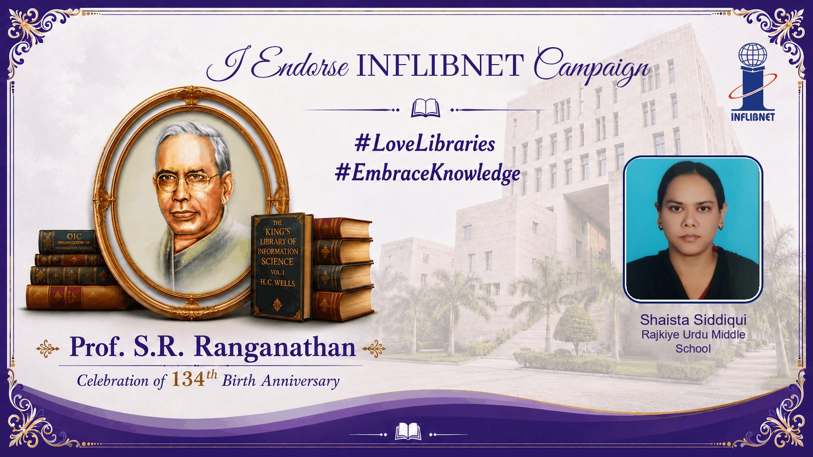 Library Day Endorse Badge